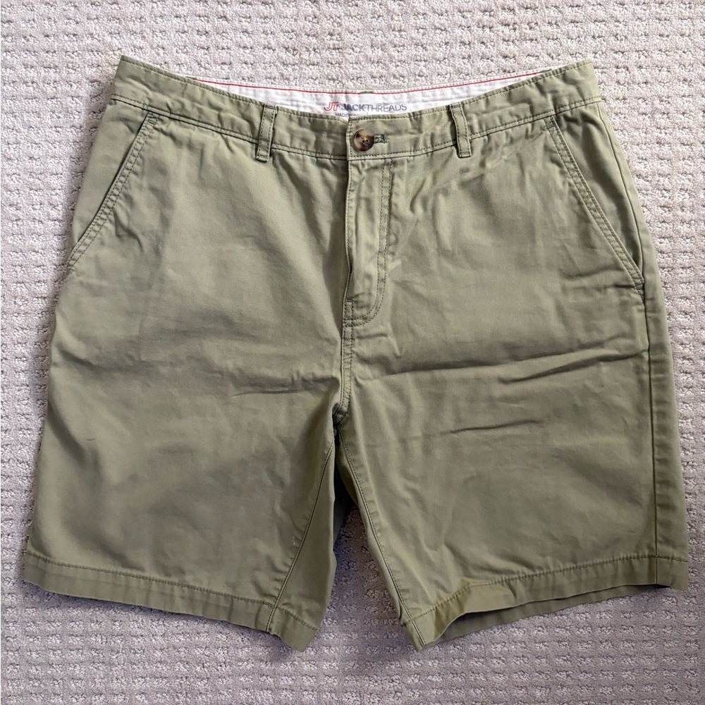 Jackthreads Men’s Sage Flat Front Shorts